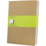 Блокнот MOLESKINE Cahier Journal Pocket, клетка, бежевый QP412