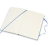 Блокнот MOLESKINE CLASSIC LARGE нелинованный, голубая гортензия QP062B42