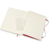 Блокнот MOLESKINE Classic Soft Pocket, линейка, красный QP611F2