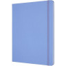 Блокнот MOLESKINE CLASSIC XLARGE нелинованный, голубая гортензия QP092B42