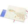 Блокнот MOLESKINE LE WIZARD OF OZ LARGE линейка, белый Poppy Field LEWOZQP060PF
