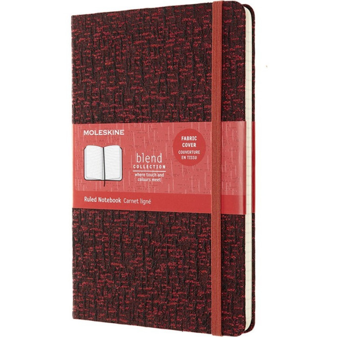Блокнот MOLESKINE Limited Edition Blend Large, линейка, красный LCBD05QP060C