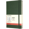 Ежедневник MOLESKINE CLASSIC LARGE 21 (зеленый) DHK1512DC3