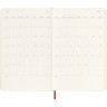 Еженедельник MOLESKINE LE ALICE IN WONDERLAND WKNT LARGE DAL12WN3DY23 белый/красный