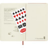 Еженедельник MOLESKINE LE ALICE IN WONDERLAND WKNT LARGE DAL12WN3DY23 белый/красный