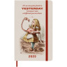 Еженедельник MOLESKINE LE ALICE IN WONDERLAND WKNT LARGE DAL12WN3DY23 белый/красный