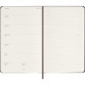 Еженедельник MOLESKINE CLASSIC WKNT , бордовый DHF1012WN2Y24