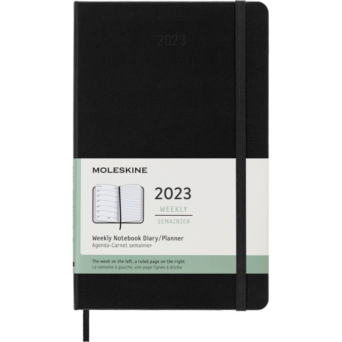 Еженедельник MOLESKINE Classic WKNT Large (чёрный) DHB12WN3